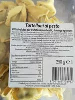 Mängden socker i Tortelloni al pesto