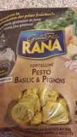 Mängden socker i Tortellini pesto basilic et pignons