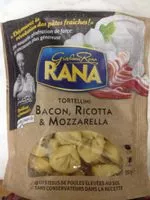 Mängden socker i Tortellini Bacon, Ricotta & Mozzarella