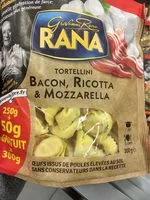 Mängden socker i Tortellini bacon ricotta & mozarella