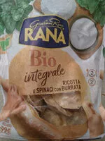 Mängden socker i Rana bio integrale ricotta e spinaci con burrata