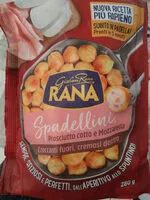 Mängden socker i Spadellini prosciutto cotto e mozzarella