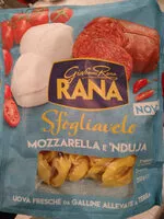 Mängden socker i Sfogliavelo mozzarella e 'nduja