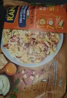 Mängden socker i Tagliatelles fraîches à la carbonara