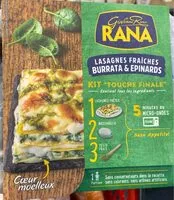Mängden socker i Lasagnes fraiches