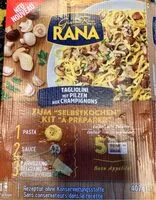 Mängden socker i Tagliolini mit Pilzen aux Champignons