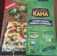 Mängden socker i Lasagnes fraîches - Burrata & Épinards