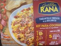 Mängden socker i Tagliatelle frescos a la boloñesa