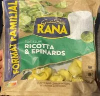 Mängden socker i Tortelinni ricotta epinard