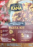 Mängden socker i Tagliatelles fraiches bolognaise