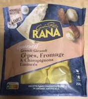 Mängden socker i Gourmet - Pâtes fraîches aux œufs farcies aux champignons