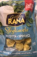 Mängden socker i Sfogliavelo ricotta e spinaci