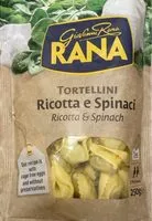 Mängden socker i Tortellini ricotta e spinaci