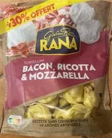 Mängden socker i Tortellini bacon, ricotta & mozzarella