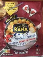 Mängden socker i Gnocchi Farcis au fromage La Vache qui rit à poêler