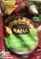 Mängden socker i Gnocchi Farcis Éminards Mozzarella à Poêler