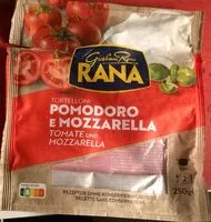 Mängden socker i Tortelloni Pomodoro e Mozzarella