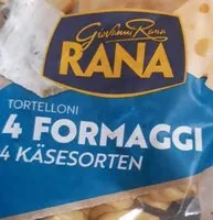Mängden socker i Tortelloni 4 formaggi