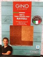 Mängden socker i Beef and vino Chianti Ravioli