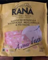 Mängden socker i Ravioli mortadella bologna IGP mozzarella & pistache