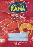 Mängden socker i Mezzelune crevettes, burrata & zeste de citron