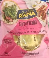 Mängden socker i Ravioli Salsiccia e friarielli