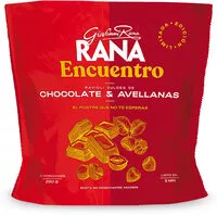 Mängden socker i Ravioli dulces de chocolate y avellana