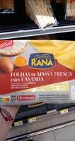 Mängden socker i Folhas Lasanha Fresca Rana