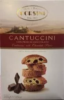 Mängden socker i Cantucci Con pezzi di cioccolato