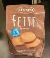 Mängden socker i Fette biscottate