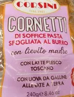 Mängden socker i Cornetti