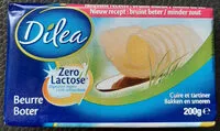 Mängden socker i Beure sans lactose