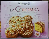 Mängden socker i La Colomba con Mandorle e Canditi