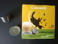 Mängden socker i Consuelo - Cappuccino - 16 capsules compatibles Dolce Gusto
