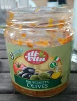 Mängden socker i Bruschetta olives