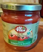 Mängden socker i sauce tomate et basilic
