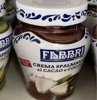 Mängden socker i Crema spalmabile