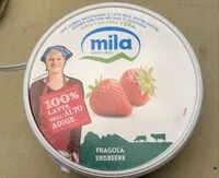 Mängden socker i Vollmilch Yogurth Erdbeere