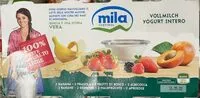 Mängden socker i mila yogurt intero