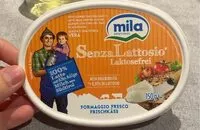 Mängden socker i Formaggio fresco senza lattosio