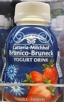 Mängden socker i Yogurt drink latteria Brunico