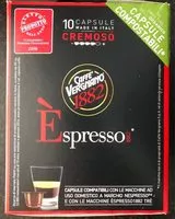 Mängden socker i Capsule Espresso Cremoso