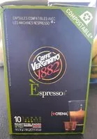 Mängden socker i Caffe' vergnano 1882