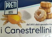 Mängden socker i Canestrelli