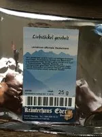 Mängden socker i Liebstöckel gerebelt