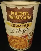 Mängden socker i Polenta Valsugana express