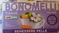 Mängden socker i Benessere pelle tisana