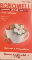 Mängden socker i Infuso erboristico kardade e goji
