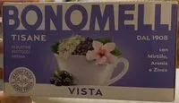 Mängden socker i Tisane Bonomelli