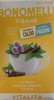 Mängden socker i Bonomelli Tisane
